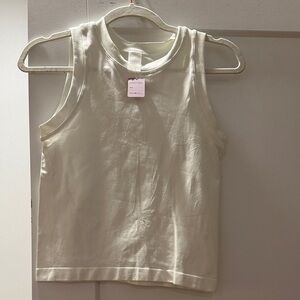 Women’s Sleeveless White Top